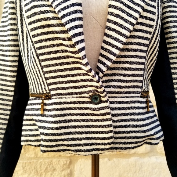 Nell Striped Blazer size Eight - Picture 7 of 8